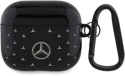 Mercedes-Benz Airpods 3 Case - Stars Pattern Small - Black