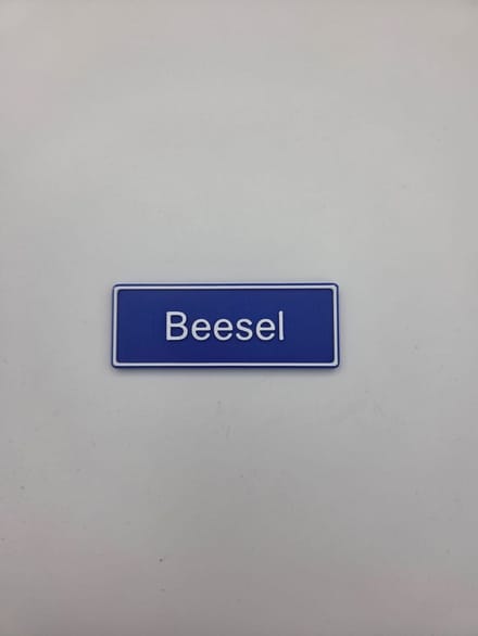 Koelkast Magneet plaatsnaam 8 X 3 CM Beesel