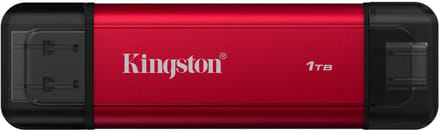 Kingston Technology 1TB Draagbare SSD met Dual USB-A/C, tot 1050MB/s USB 3.2 Gen 2