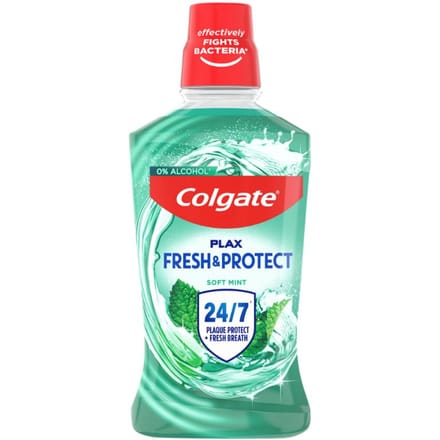Bain de bouche Colgate Plax Fresh&Protect Menthe Douce 500ml