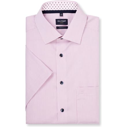 OLYMP Luxor Overhemd, Modern Fit, New Kent, Mauve