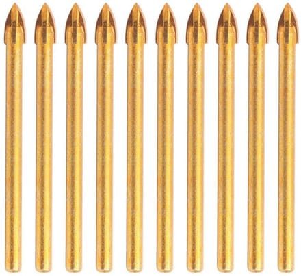 Allecto - Wolfraamcarbide boren - 10 stuks - Hexagonale schacht