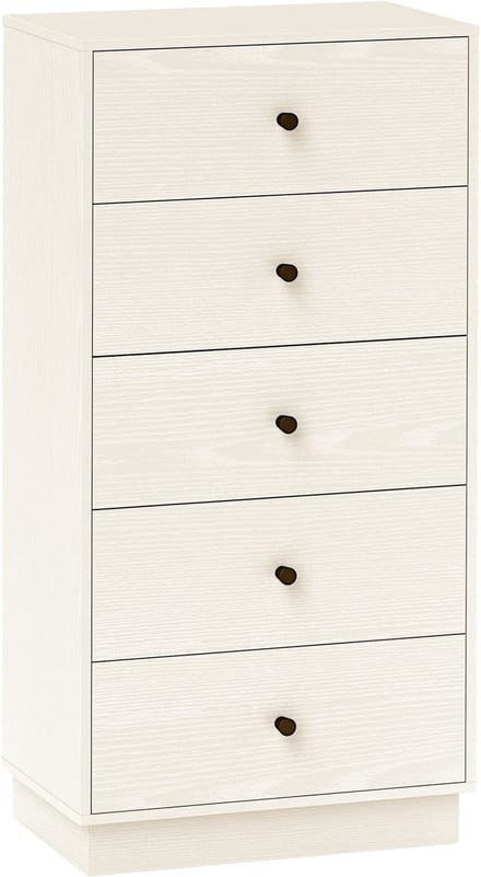 HOMCOM Ladekast - Spaanplaat - 47x29x95cm - Crème