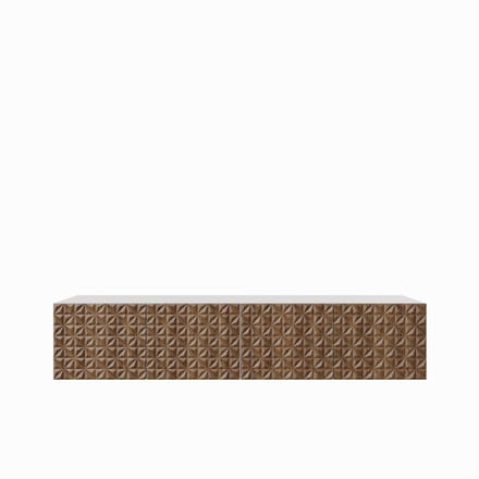 TV-kast Cali 200 (2x100) cm (wit + catania)
