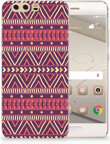 Huawei P10 Plus TPU bumper Aztec Paars