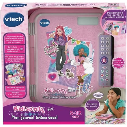 VTech dagboek speelgoed Kidisecrets 365 met spraakfunctie.