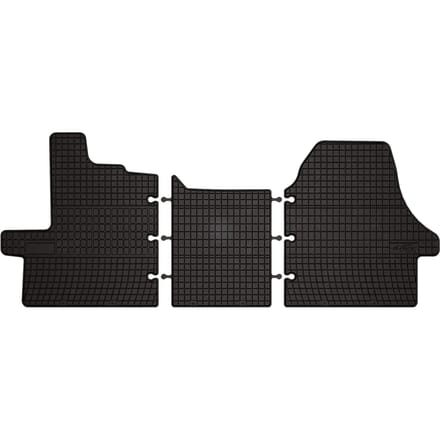 Wielganizator SolidPRO - Auto Rubber Matten - Citroen Jumper II - Zwarte Kleur - Modeljaar 2006-2014