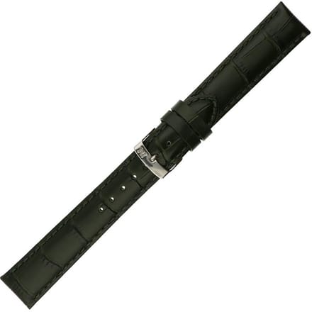 Morellato PMX171SAMBA PF Horlogebandje - Leer - Groen - 18 mm