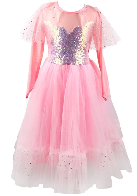Great Pretenders prinsessenjurk roze elegant verkleedjurk 7-8 jaar.