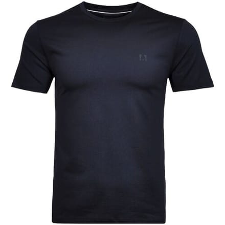 Ragman T-Shirt Uni Round Neck Keep Dry Finish Donker Blauw / male