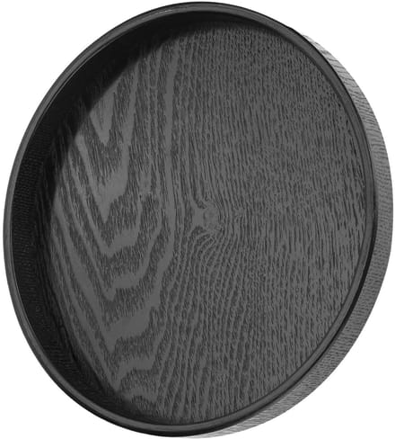 Dailygoods- Dienblad Hout Vlekbestendig - Ronde Dienblad - Theeblad - Eetblad - Multifunctioneel - 30cm