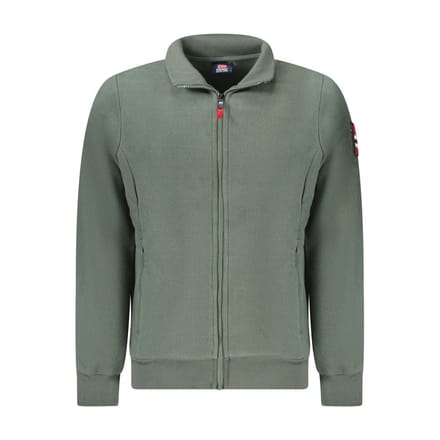 Noorwegen 1963 Groen Polyester Heren Sweatshirt