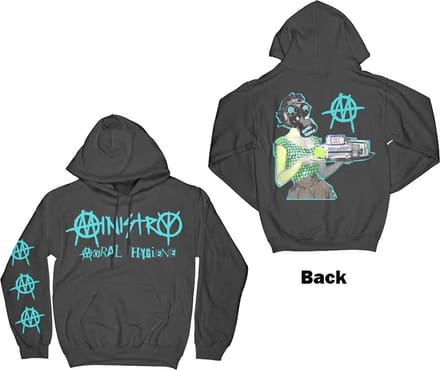Ministry - Moral Hygiene Gasmask Hoodie/trui - M - Zwart