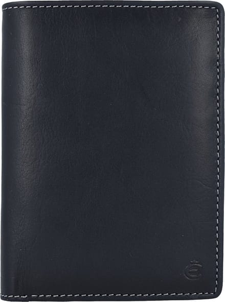 Esquire Leren Portemonnee Dallas Wallet High Black Zwart