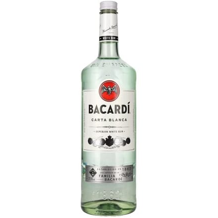 Bacardi Ron Carta Blanca Superior 37,5% Vol. 3l