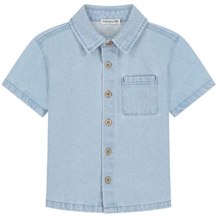 Prénatal peuter blouse Light Blue Denim 116 heren