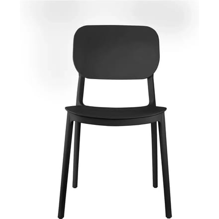 Leitmotiv - Eetkamerstoel Cheer - Zwart