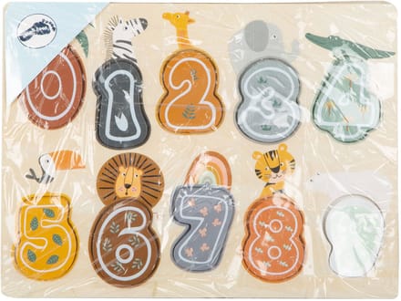Small Foot - Wooden Figure Puzzle Safari