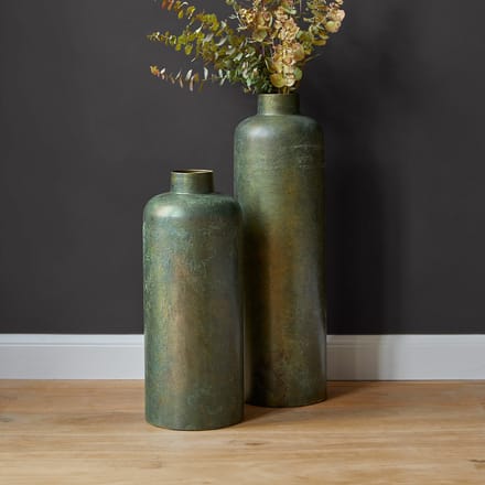 LOBERON Vaas set van 2 Darwani groen