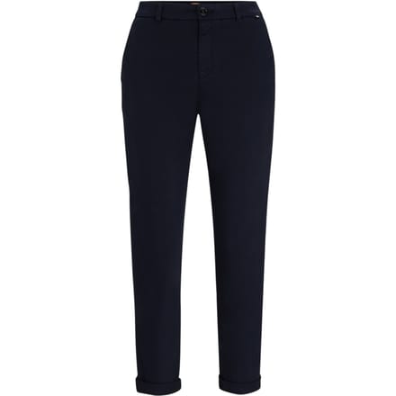 Boss Slanke chino’s voor dames (Middenblauw)