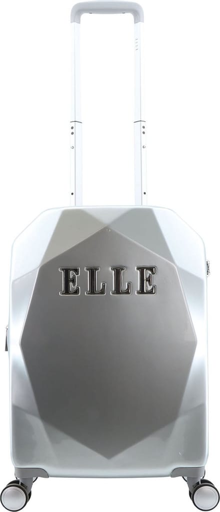 ELLE Diamond Harde Handbagage Koffer 56.5 cm - Small - Zilver - Zilver / Small