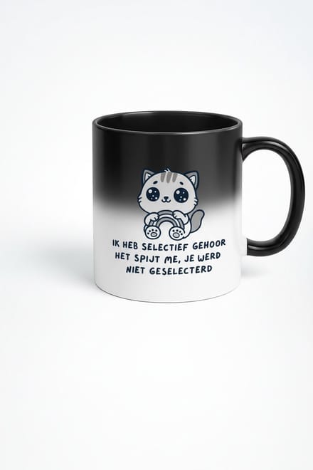 Ik Heb Selectief Gehoor - Magische Koffiemok