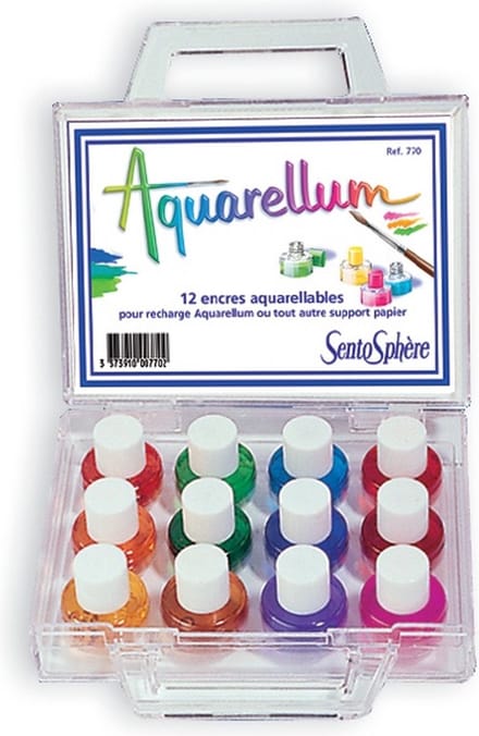 SentoSphère Aquarellum Mini Waterverf Koffer 12x5 ml