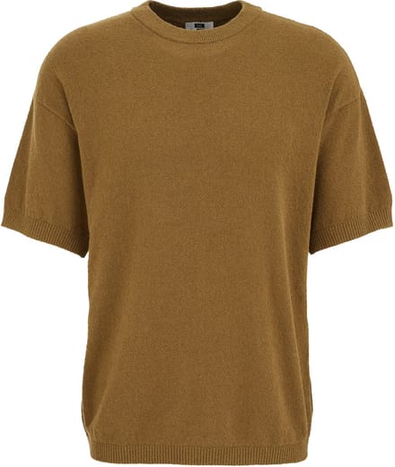 WE Fashion Heren regular fit T-shirt met structuur