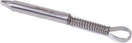 Teekpincet drukveer- model 9cm rvs Medipharchem - Metaal - RVS