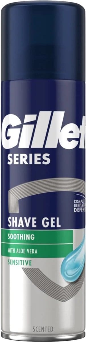 Gillette Series - Scheergel - Sensitive - Aloe Vera - Voor de gevoelige huid - 200 ml
