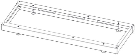 Wolf Basisconsole FHA-08/10,11/14,14/17 voor installatie direct op bodemplaat, 9148544