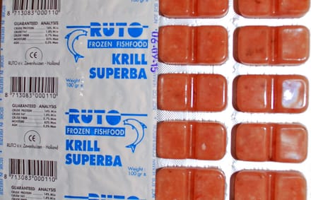 Ruto Gemalen Krill Superba diepvries visvoer | 100 gram blister Diepvries
