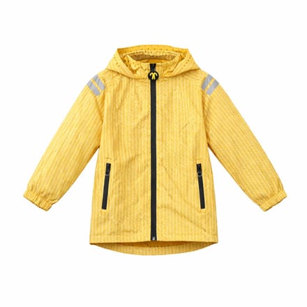 Ducksday - Regenjas voor kinderen - Yellow falcon - 122/128 -VALT GROOT