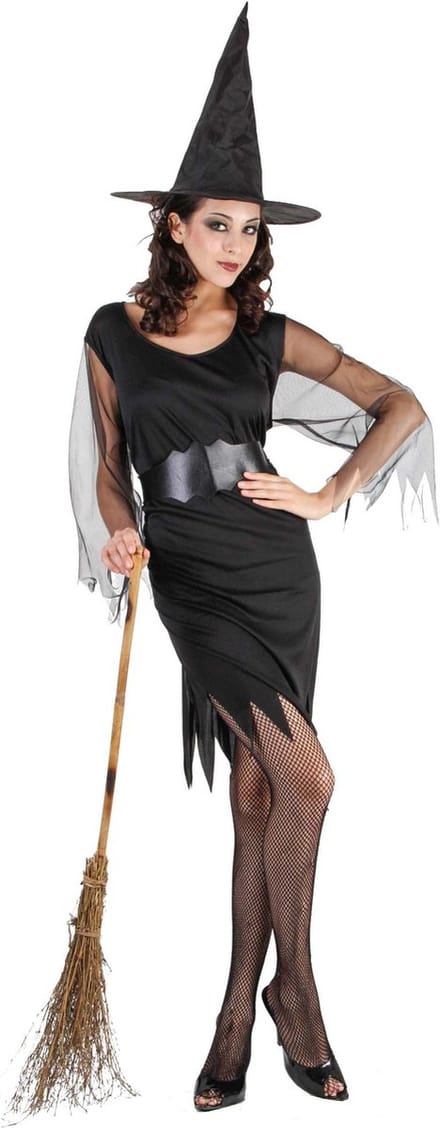 "Verkleedpak heks voor dames Halloween kleding - Verkleedkleding - One size"