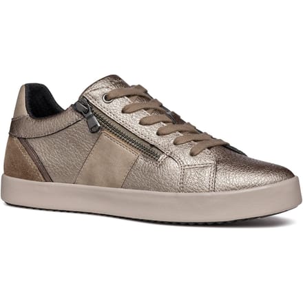 Geox D Blomiee E Dames Taupe Sneakers