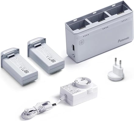 Potensic Oplaadhub met 2 Batterij (DSBT02B) - compatibel voor ATOM series batterij - Droneaccessoires