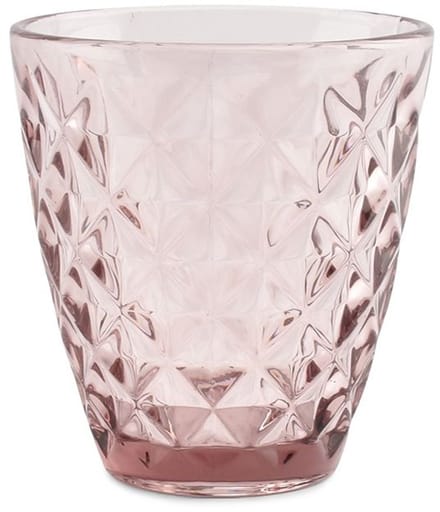 Salt & Pepper Water glas 22cl roze Prisma (set van 4)