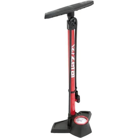Zefal Profil Max Vloerpomp – Fietspomp – Manometer – Presta/Schrader/Dunlop – Aluminium – Rood