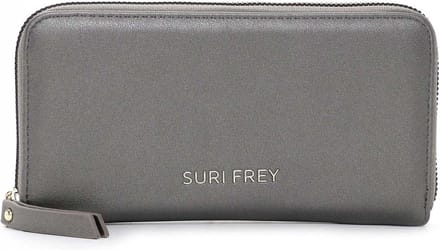 SURI FREY Portemonnee Tiffany Zip Around Wallet Darksilver Grijs