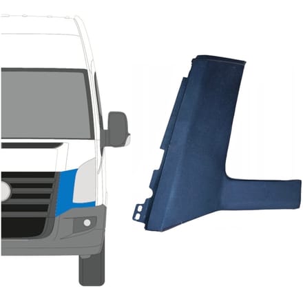 Sierlijst onder koplamp voor Volkswagen Crafter 2005-2011 / Links