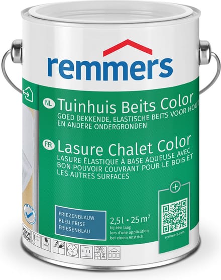 Remmers Tuinhuis Beits Color 2,5L Friezenblauw