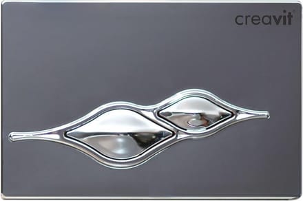 Creavit Ufo Bedieningsplaat Mat Chroom