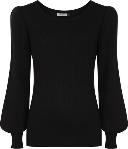 Banned - Una Gebreide trui - XL - Zwart