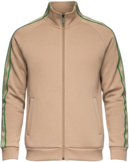 OMBRE Sweater - Regular Fit - Katoen - Lange Mouw Bruin L