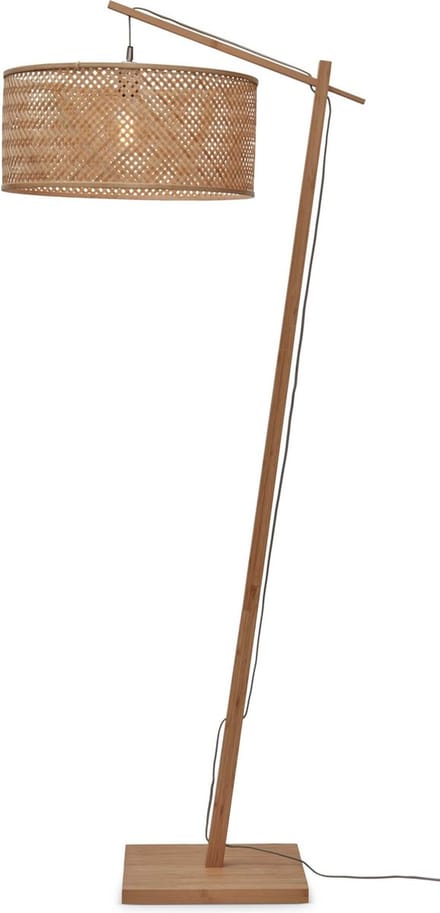 GOOD&MOJO Vloerlamp Java - Bamboe - 75x50x176cm - Bohemian - Staande lampen voor Woonkamer - Slaapkamer