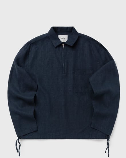Linen Quarter Zip Pullover