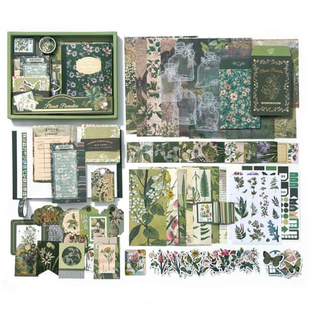 SIMNO® Bullet journal set A6 - 195-delig - Plantenparadijs