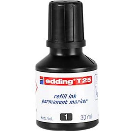 Navul-inkt edding T25 (druppeldosering), zwart
