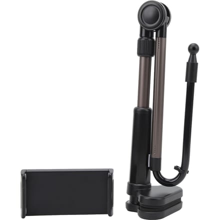 Tabletklemhouder Bureauhouder Stabiel Flexibel 360 Graden Rotatie Universele Telefoonklem Beugel black