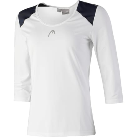 HEAD Club T-shirt Dames-Wit,Blauw